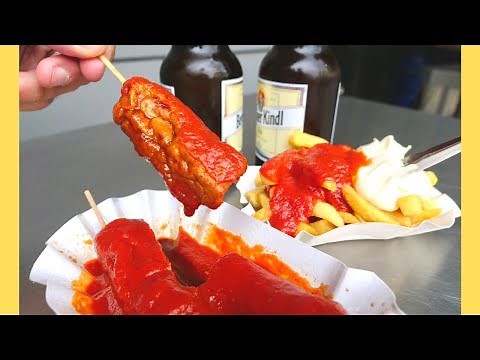 GERMAN STREET FOOD tour | Best CURRYWURST, DONER KEBAB + Burgers in Berlin | Berlin food