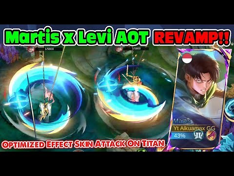REVAMP!! Script Skin Martis x Levi AOT OPTIMIZED | Script Martis as Levi Ackerman Attack On Titan