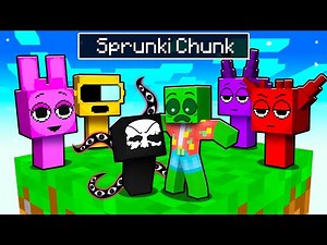 One Slime on a SPRUNKI CHUNK in Minecraft!