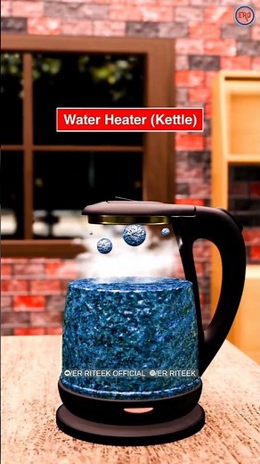 ​🤯 Water Boils in Seconds! Electric Kettle Working Mechanism Explained!
