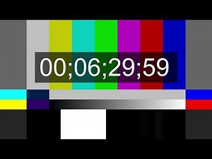 UHD 4K 3840x2160 SMPTE Bars with Timecode and Speech Audio ID