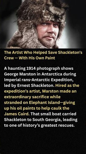 The Artist Who Helped Save Shackleton’s Crew — With His Own Paint