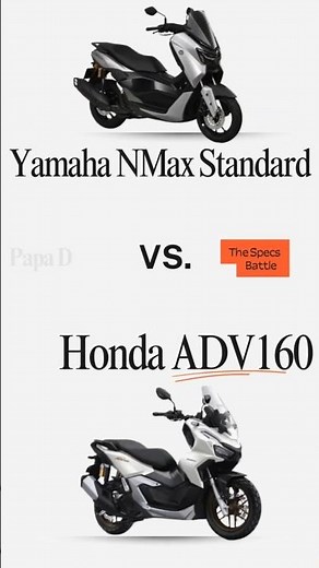 Yamaha NMAX V3 vs Honda ADV 160: Battle of the Modern Scooters #adv160 #nmaxv3 #yamahavshonda