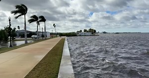 WATER IN THE ROAD: High water in parts of Punta Gorda from December storms