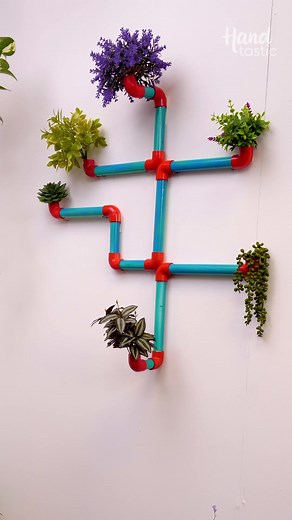 DIY PVC Pipe Wall Planter Tutorial