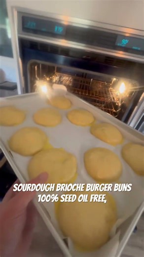Sourdough brioche burger buns100% seed oil free, local no bleach flour