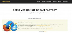 The demo version of 'Dream Factory' is now live news