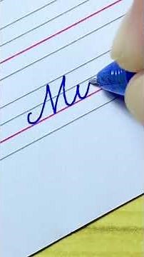 How to write “Mia” Beautiful name in English Cursive writing | Calligraphy | Handwriting | i Write
