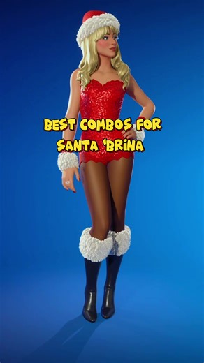NEW BEST Santa Brina skin combos ‼️🔥🎄 #fyp #fortnite #fortnitecombos #blickykt #sabrinacarpenter