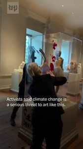 Climate activists deface ‘Little Dancer Aged Fourteen’