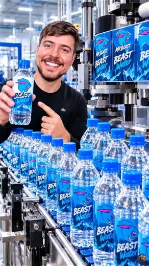 How Bottled Water Is Made in a Factory MrBeast Water Brand Process