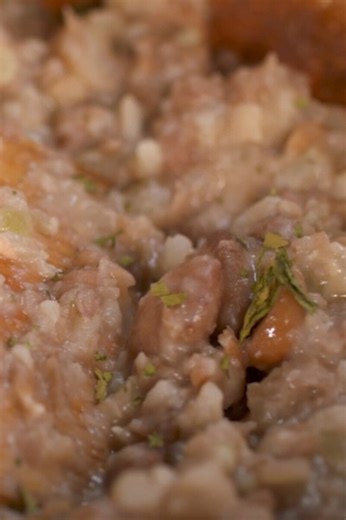 Creamy refried beans with lard and epazote