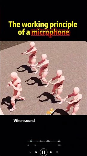 The working principle of the microphone#usa #science #knowledge