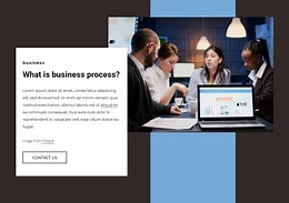 Business process - Template by Nicepage