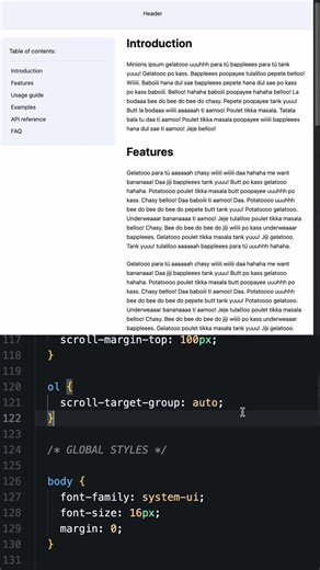 Highlight Current Section with CSS