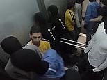 Hilarious mannequin prank scares people riding in an elevator