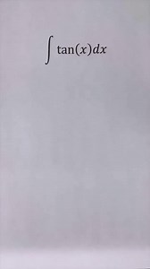 68K views · 654 reactions | ∫ tan(x) dx #math #maths #mathematics #calculus #viral | Mathkid Anthony | Facebook