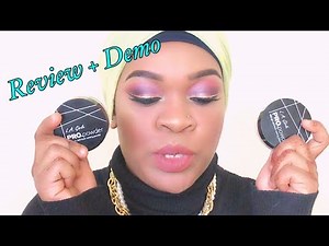 L.A girl PRO HD setting powders review + demo | Beauty by Raz