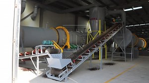 Large Capacity NPK Compound Organic Fertilizer Granules Rotary Coating Machine