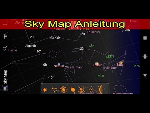 Sky Map Anleitung zur Orientierung am Nachthimmel - Sky Map Bedienungsanleitung