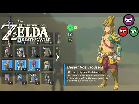 Zelda Breath of the Wild | Secret Club | Desert Voe Armor | Radiant Armor