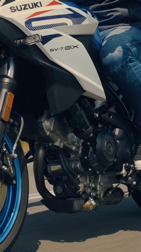 Conquer the morning commute or weekend adventure thanks to our SV-7GX 😎 | Suzuki Bikes UK
