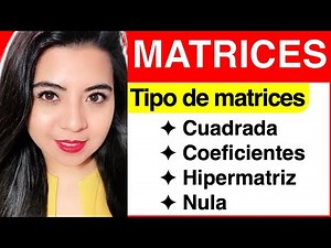 CLASSIFICATION of MATRICES (Square, coefficients, hypermatrix and null)