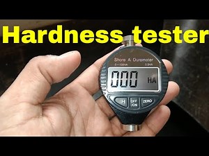 Hardness tester. Durometer review and use. Rubber Belts hardness tester. How to use durometer.