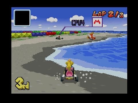 Mario Kart DS: SNES Koopa Beach 2 [1080 HD]