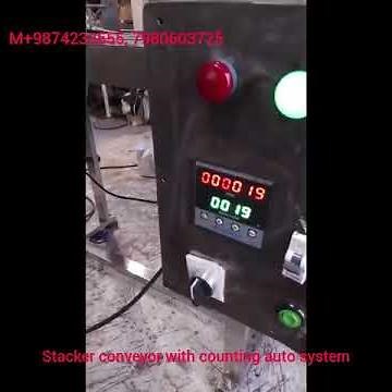 automatic stacker conveyor with batch counter +919874233555, 9874166955