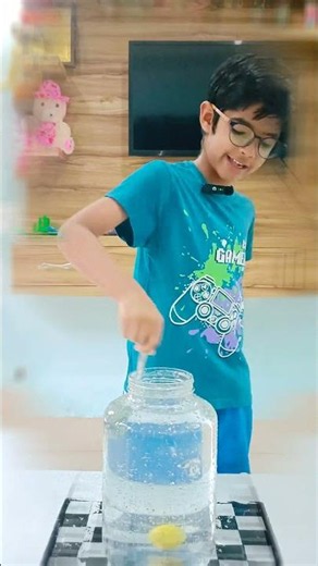 Can Satvik Lift the Lemon Without Touching It? 🍋😱 Impossible Water Challenge!