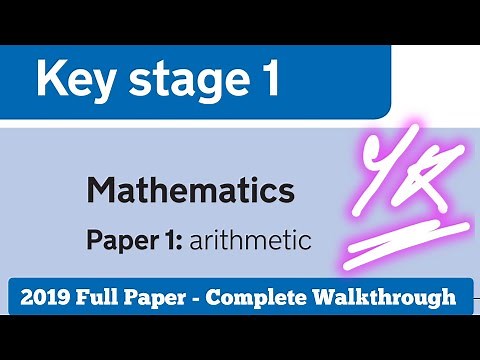 2019 KS1 Year 2 Maths SATS Paper 1 Arithmetic | Complete Walkthrough