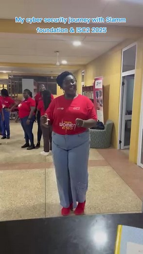 #youngwomenintechcohort3 #slammfoundation #franciscaBoateng #Cybersecurity #ISC2