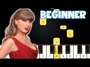 The Fate Of Ophelia - Taylor Swift | Beginner Piano Tutorial | Easy Piano