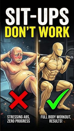 Sit-Ups Won’t Burn Belly Fat — Do This Instead #fitness #fatloss #bellyfat #weighloss