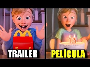 8 DIFERENCIAS en TRAILER y PELÍCULA de INTENSAMENTE 2 (PIXAR)