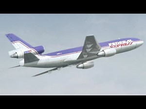 Federal Express Flight 705 - Landing Animation