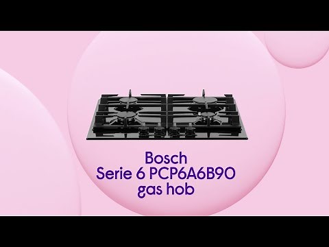 Bosch Serie 6 PCP6A6B90 Gas Hob - Black | Product Overview | Currys PC World
