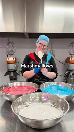 We made Marshmallows for the 4th of July! 😁🇺🇸