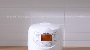 How to Use the Preset Cooking Timer on CUCKOO MICOM Rice Cooker Series (CR-063XF)