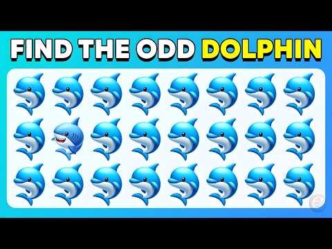 Find the ODD One Out - Sea Edition! 🐬🐚🦑| Easy, Medium, Hard - 20 levels Quiz