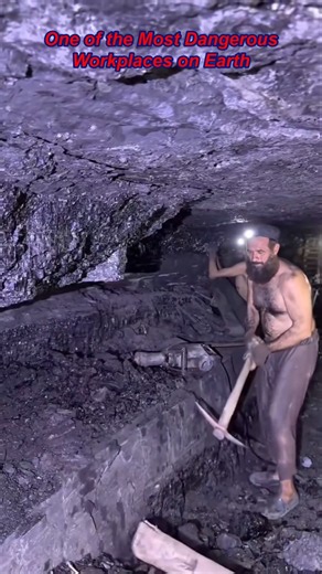 One of the Most Dangerous Workplaces on Earth 😨 #CoalMining #Underground #DangerousJobs #Engineering