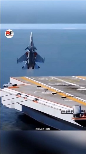 How a jet lands on a aircraft carrier
