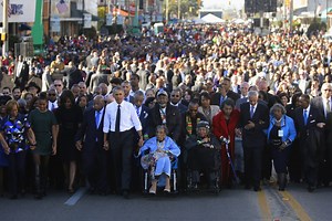 What challenges remain for Selma 50 years since march?