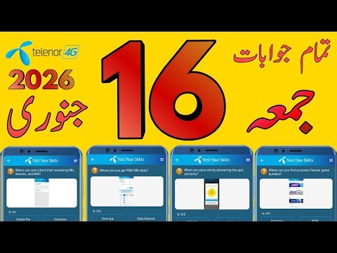 Where can you get FREE MBs daily? | My Telenor Today Questions | Telenor Questions Today