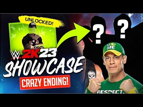 We 100% Completed the WWE 2K23 Showcase and THIS Happened... (Crazy Ending!)