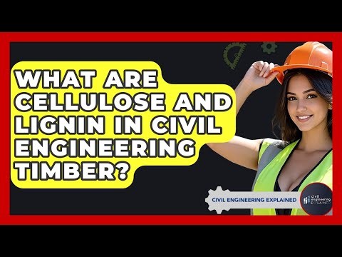 What Are Cellulose And Lignin In Civil Engineering Timber? - Civil Engineering Explained