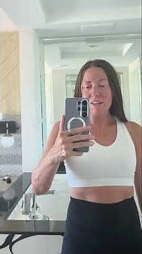 Party in the Back! Love this Running Sports Bra! Size Up!