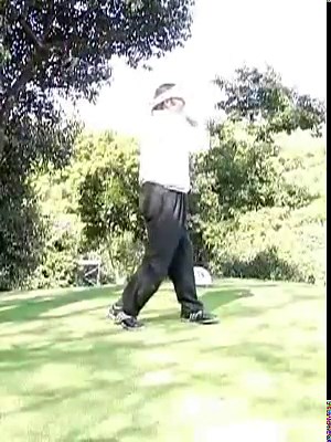 尾崎将司 スイング動画 2009年 ドライバー正面