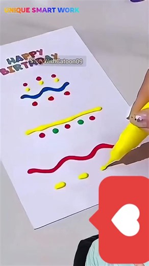 Birthday Cake Paint Hack ✅ | science project class 7th #experiment #diy #fyp #gems #shorts #trending